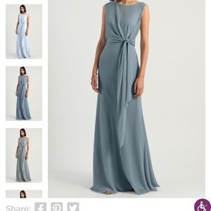 Jenny Yoo Paltrow Bridesmaid Dress in Mayan Blue
